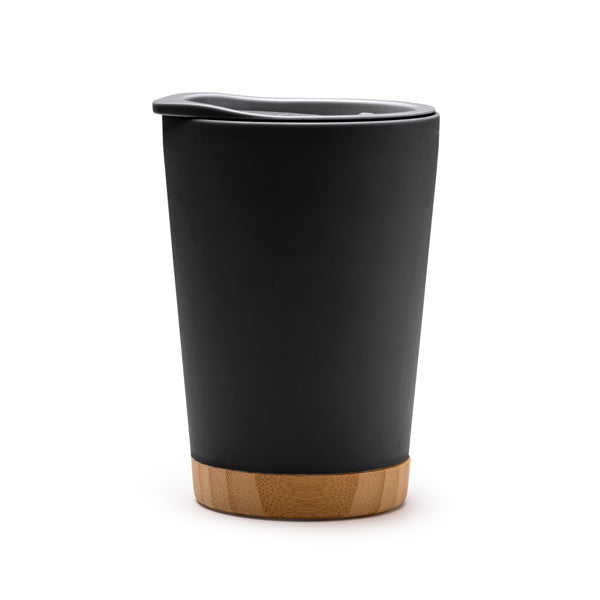 Vaso con cuerpo de PP reciclado de doble pared y | MIRIN (VA1686)