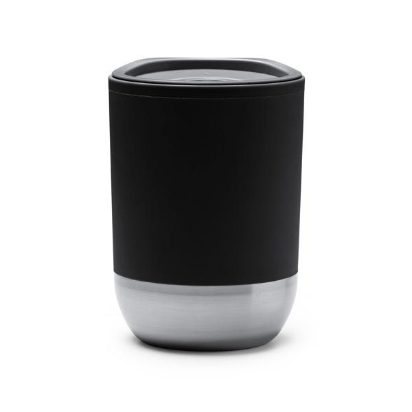 Vaso con cuerpo de PP reciclado de doble pared y | LINDE (VA1687)