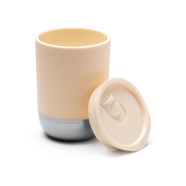 Vaso con cuerpo de PP reciclado de doble pared y | LINDE (VA1687)