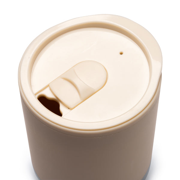 Vaso con cuerpo de PP reciclado de doble pared y | LINDE (VA1687)