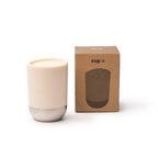 Vaso con cuerpo de PP reciclado de doble pared y | LINDE (VA1687)