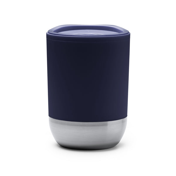 Vaso con cuerpo de PP reciclado de doble pared y | LINDE (VA1687)