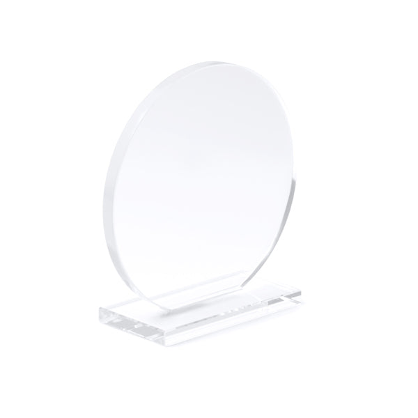 Trofeo de cristal de diseño circular con base | VENKI (PR1704)