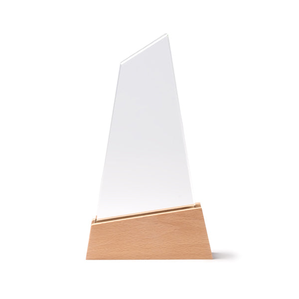 Trofeo de cristal de diseño náutico con base de | NAVIS (PR1707)