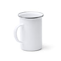 Taza alta metálica esmaltada con borde redondeado | ALEPO (TZ1711)