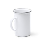 Taza alta metálica esmaltada con borde redondeado | ALEPO (TZ1711)