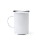 Taza alta metálica esmaltada con borde redondeado | ALEPO (TZ1711)