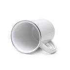 Taza alta metálica esmaltada con borde redondeado | ALEPO (TZ1711)