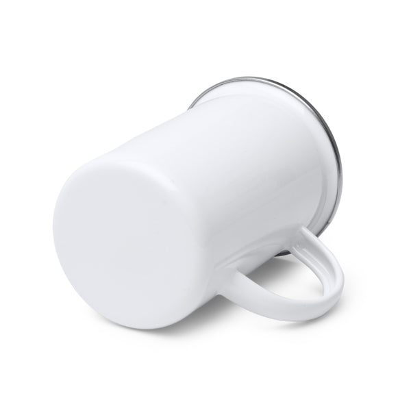 Taza alta metálica esmaltada con borde redondeado | ALEPO (TZ1711)