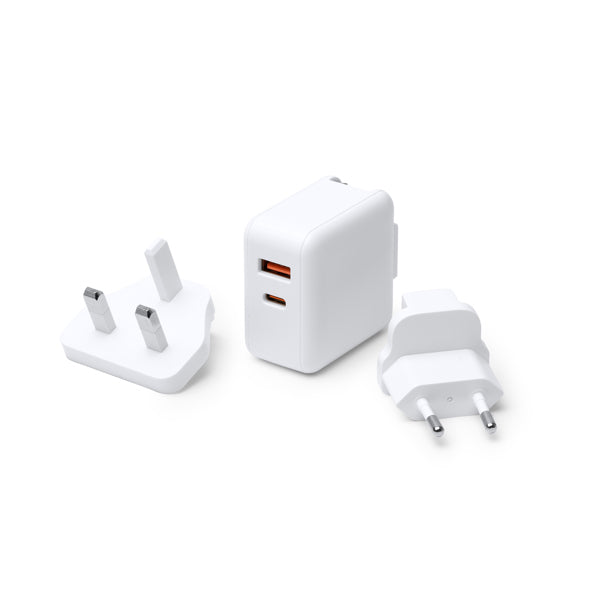 Adaptador de viaje universal con conectores | BAPEK (IA1714)