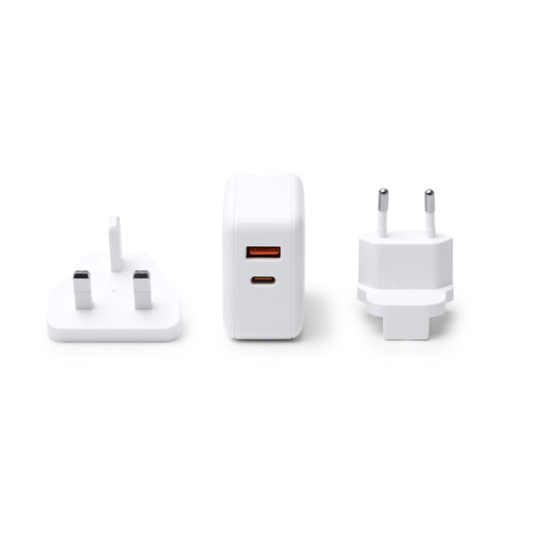 Adaptador de viaje universal con conectores | BAPEK (IA1714)