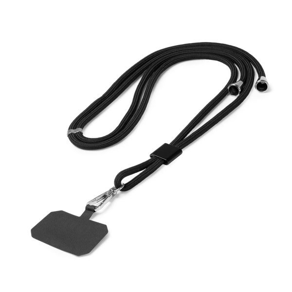 Lanyard portamóvil de poliéster reciclado RPET | SUKI (LY1730)