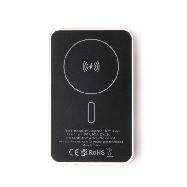 Batería externa magnética de 10000 mAh con cuerpo | VATUM (PB1736)