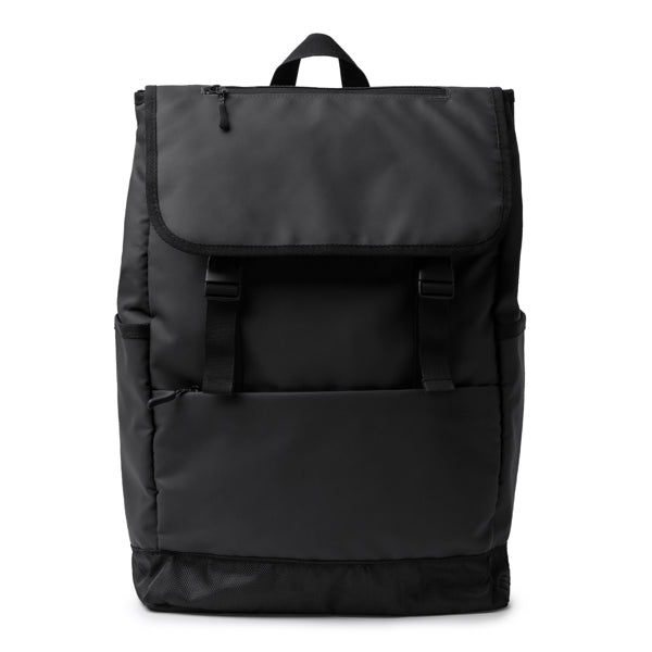 Mochila con solapa realizada en PU Leather | TROIS (MO1743)