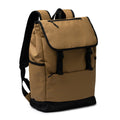 Mochila con solapa realizada en PU Leather | TROIS (MO1743)