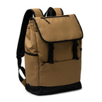 Mochila con solapa realizada en PU Leather | TROIS (MO1743)