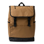 Mochila con solapa realizada en PU Leather | TROIS (MO1743)