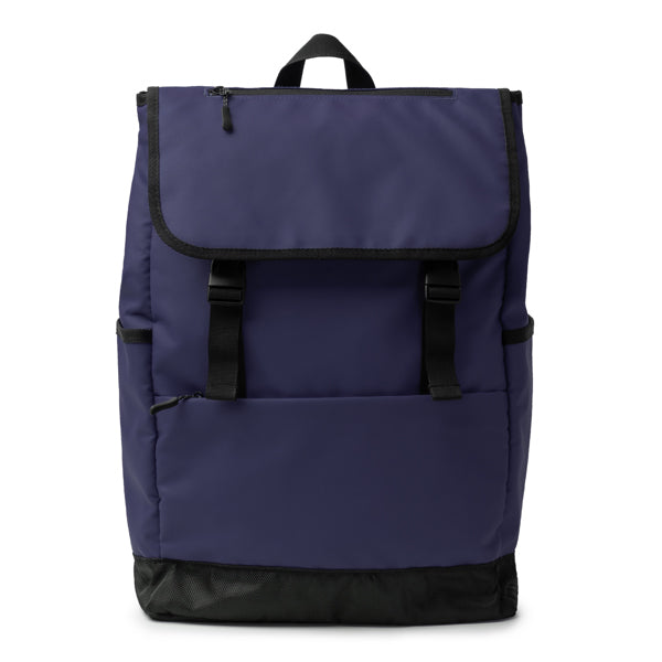 Mochila con solapa realizada en PU Leather | TROIS (MO1743)