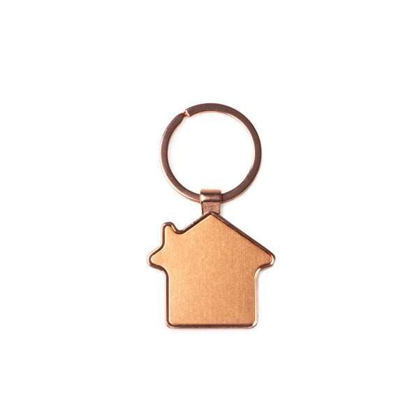 Llavero metálico en forma de casa con | NEWPORT (KO1749)