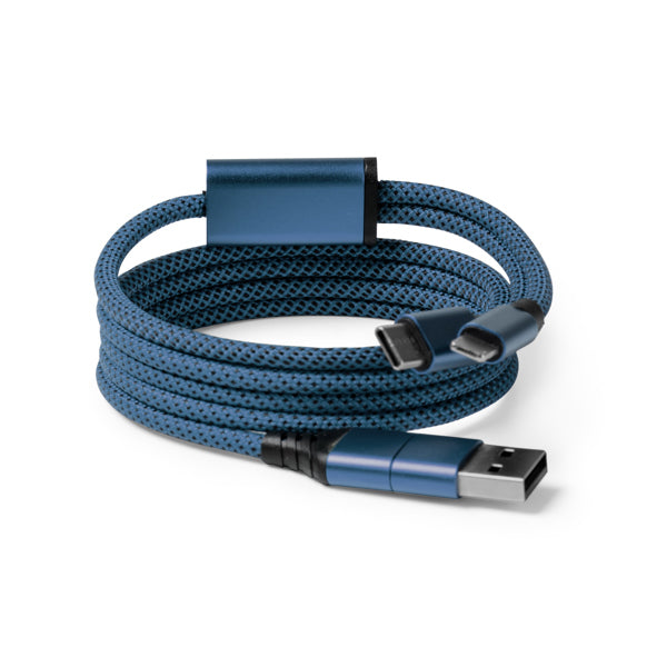 Cable antienredo con salida USB, Tipo C y | ELON (IA1760)
