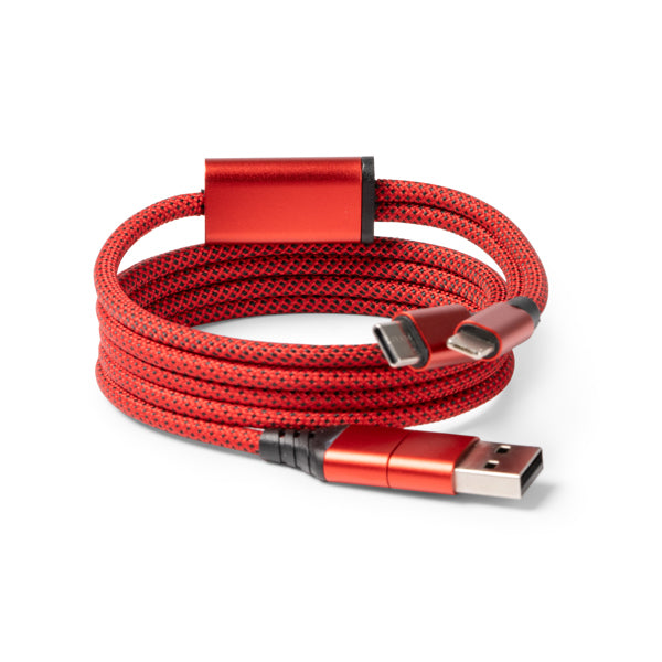 Cable antienredo con salida USB, Tipo C y | ELON (IA1760)