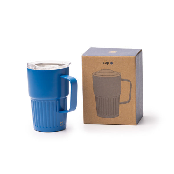 Taza térmica de acero inoxidable 304 reciclado | NUBEX (VA1794)