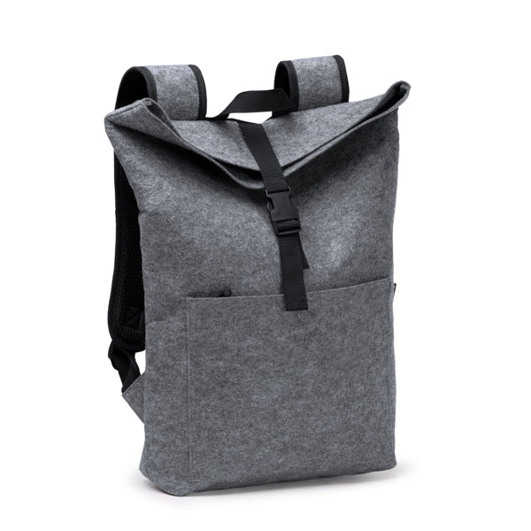 Mochila con solapa elaborada en fieltro reciclado | TAIPEI (MO1805)