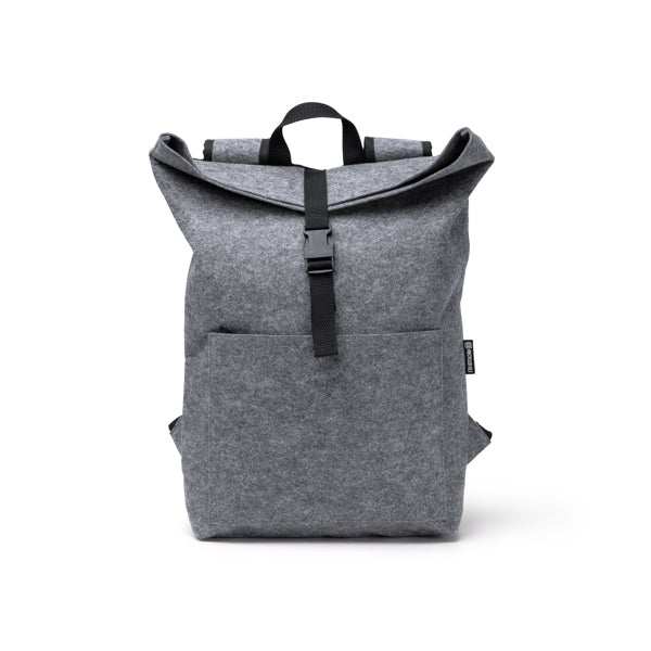 Mochila con solapa elaborada en fieltro reciclado | TAIPEI (MO1805)