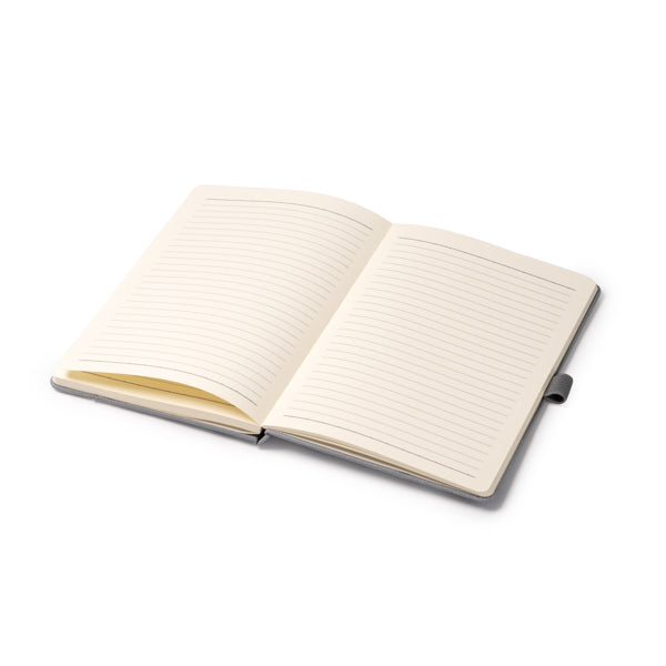 Bloc de notas A5 con tapa rígida de RPET 600D y | BELA (NB1818)