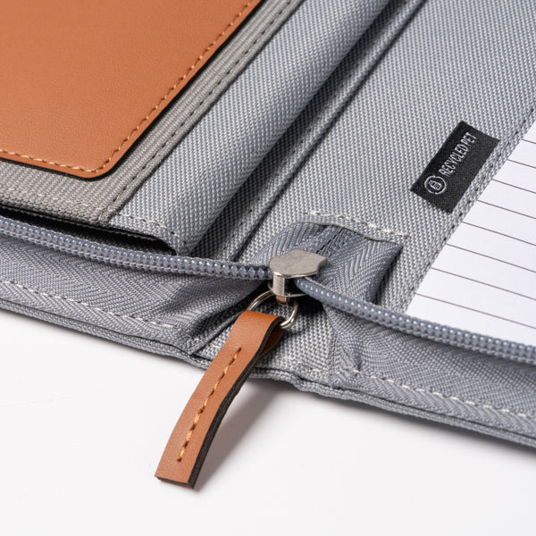 Carpeta A4 multiusos de RPET 600D y PU Leather | VELIZ (FO1820)