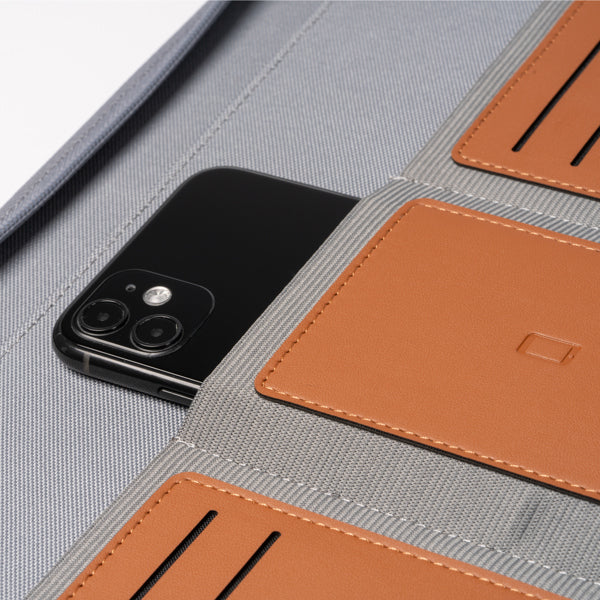 Carpeta A4 multiusos de RPET 600D y PU Leather | VELIZ (FO1820)