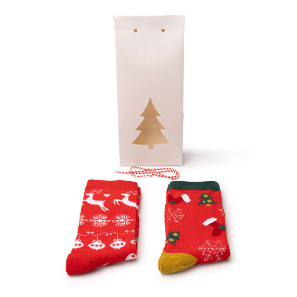 Set de dos pares de calcetines con diseños | FRIZER (XM1831)