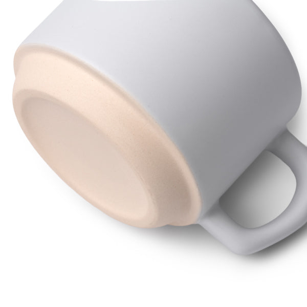 Taza de cerámica con acabado exterior en mate, | GEISA (TZ1840)