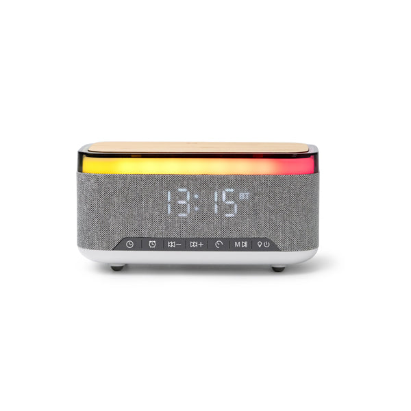 Altavoz inalámbrico con cuerpo elaborado en bambú | MORNIX (BS1845)