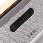 Altavoz inalámbrico con cuerpo elaborado en bambú | MORNIX (BS1845)