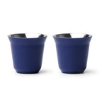 Set de 2 vasos para café elaborados en acero | BOLUTO (VA1886)