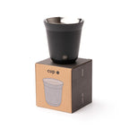 Vaso para café elaborado en acero inoxidable 304 | COSIK (VA1887)