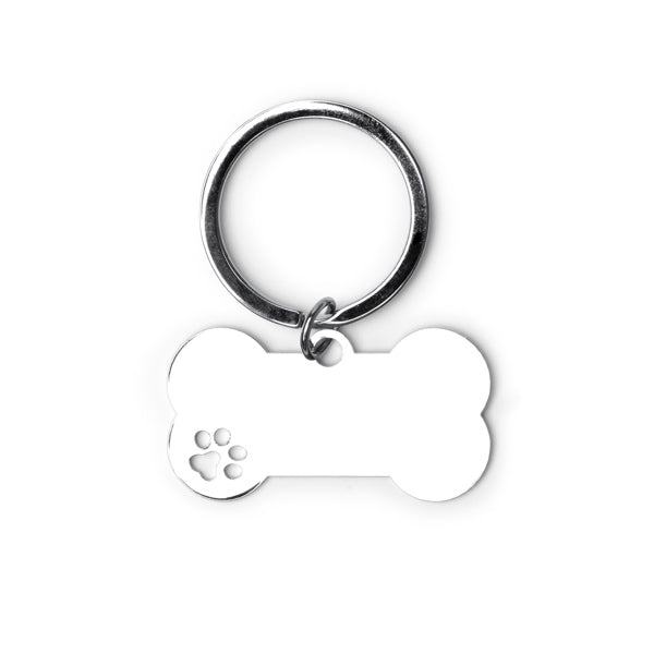 Llavero de metal 201 con diseño en forma de hueso | CHOP (KO1902)