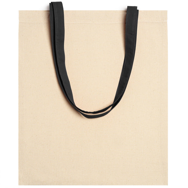 Bolsa 100% algodón 140 g/m² en color natural con | VENETO (BO1936)