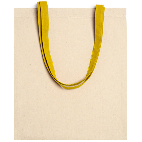 Bolsa 100% algodón 140 g/m² en color natural con | VENETO (BO1936)