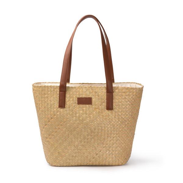 Bolso con exterior elaborado en paja y | MIYAKO (BO1956)