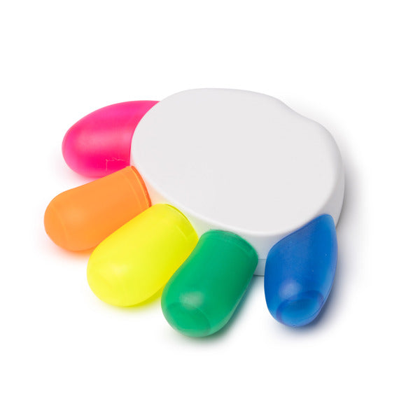 Set de 5 marcadores en diferentes colores con | PUNTER (HW1978)