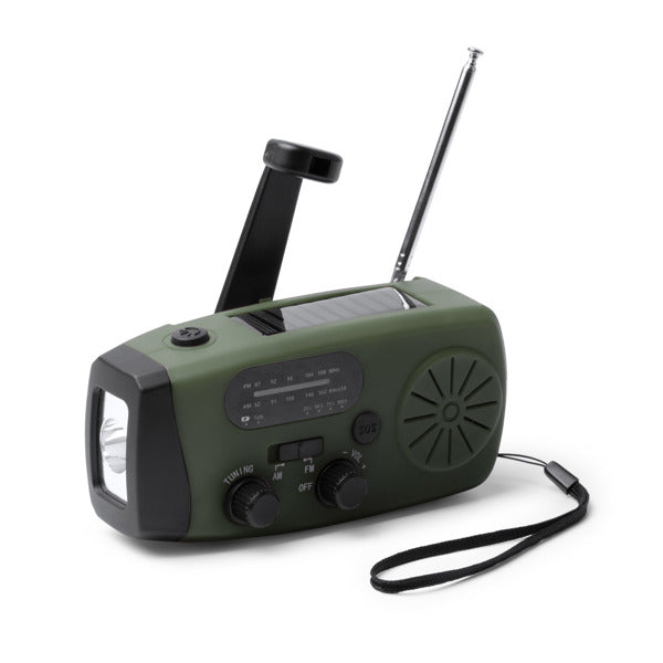 Radio multifunción de emergencia con dinamo | NEVIL (BS1988)