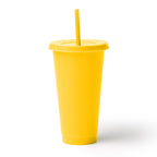 Vaso reutilizable con tapa y pajita elaborado en | BAKY (VA1995)