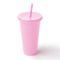 Vaso reutilizable con tapa y pajita elaborado en | BAKY (VA1995)