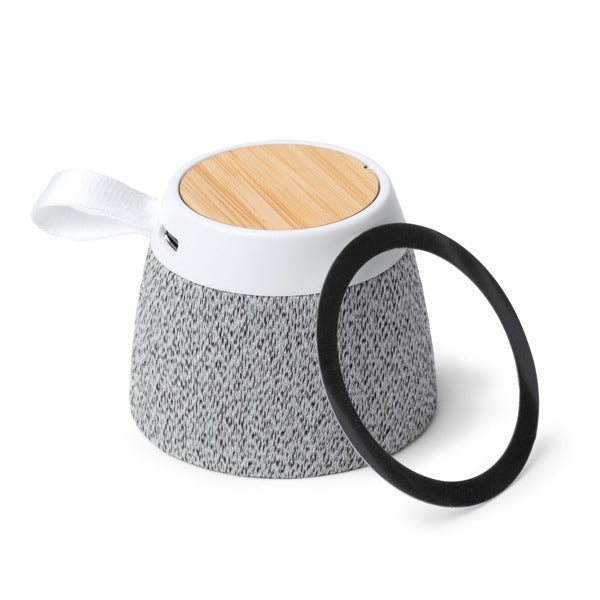 Altavoz inalámbrico con cuerpo elaborado en bambú | MONARK (BS2002)