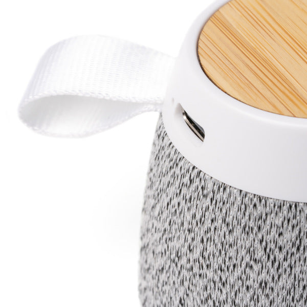 Altavoz inalámbrico con cuerpo elaborado en bambú | MONARK (BS2002)