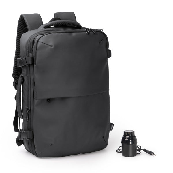 Mochila extensible elaborada en PU Leather con | SOPLEX (MO2033)