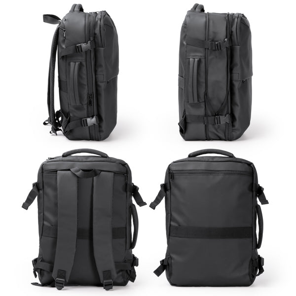Mochila extensible elaborada en PU Leather con | SOPLEX (MO2033)