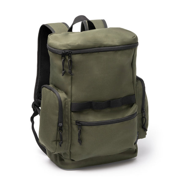Mochila elaborada en RPET 600D con apertura en la | CAMERON (MO2040)